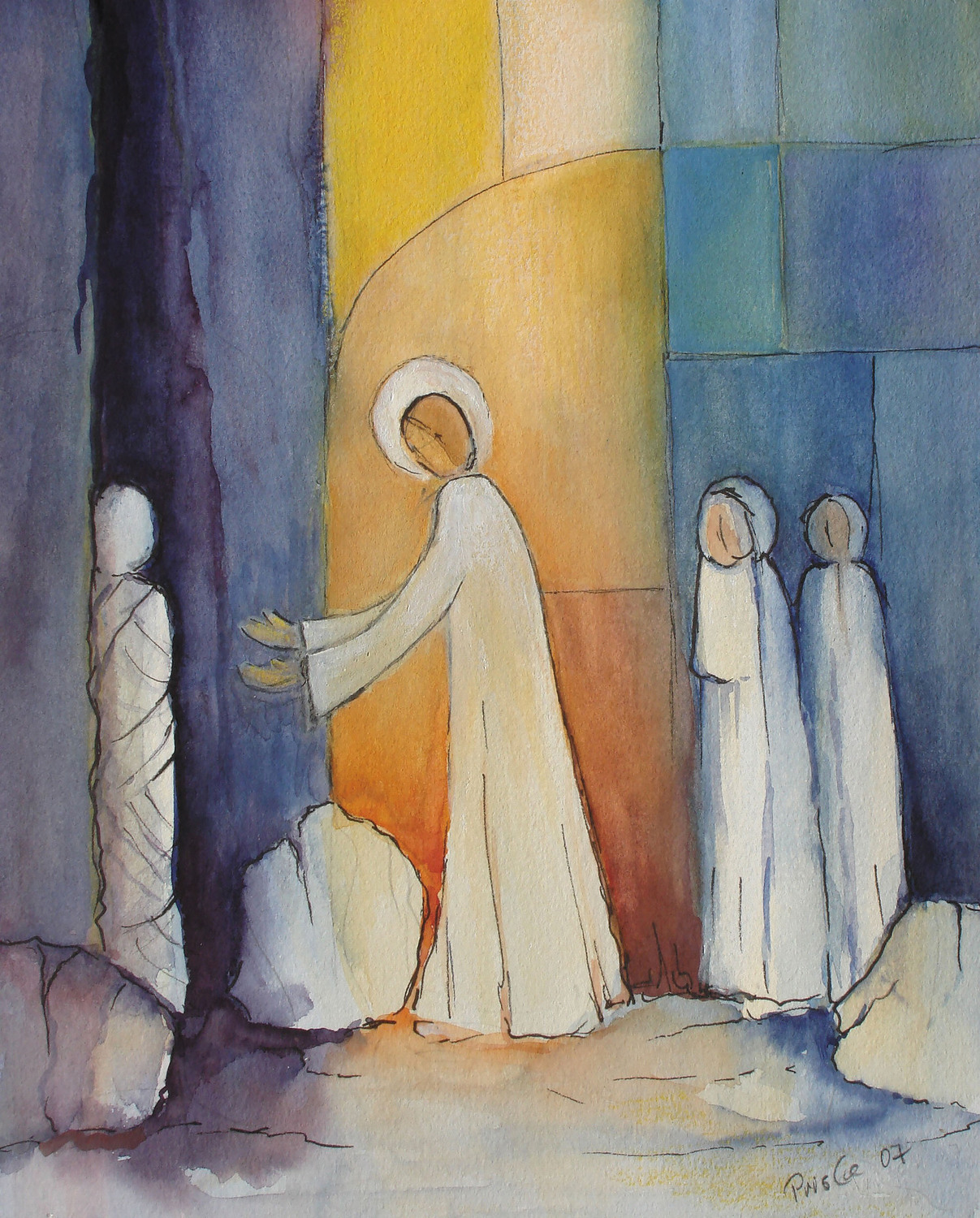 Hubert Lenz / 'Komm heraus Lazarus' von Prisca Graß.