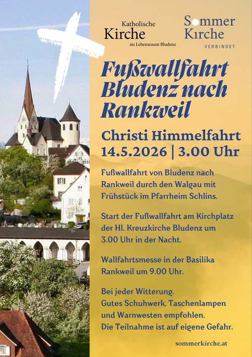 Fusswallfahrt Bludenz nach Rankweil
